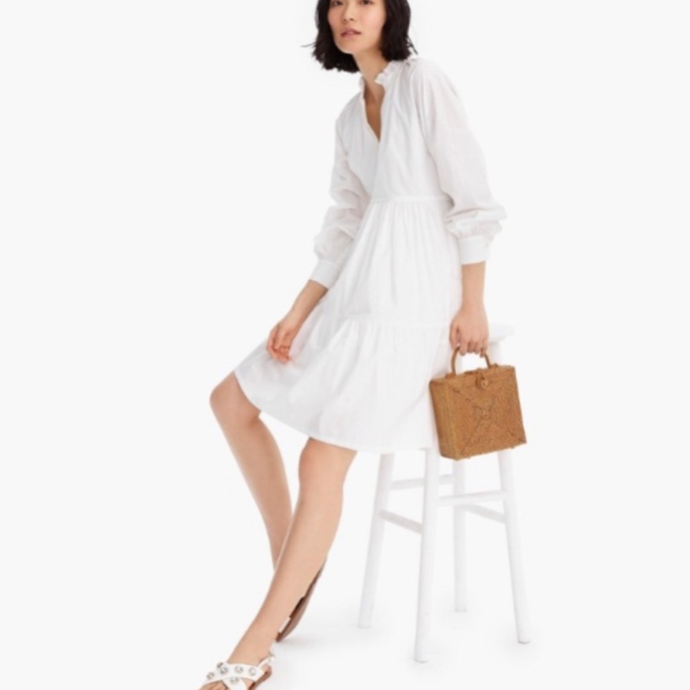 J.Crew Tiered Popover Dress